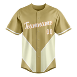 Custom Unisex Camo & Cream Pattern Baseball Jersey BB0000230605