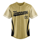 Custom Unisex Camo & Black Pattern Baseball Jersey BB0000280601