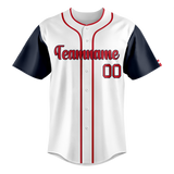 Custom Team Design White & Black Colors Design Sports Baseball Jersey BB00AB010201
