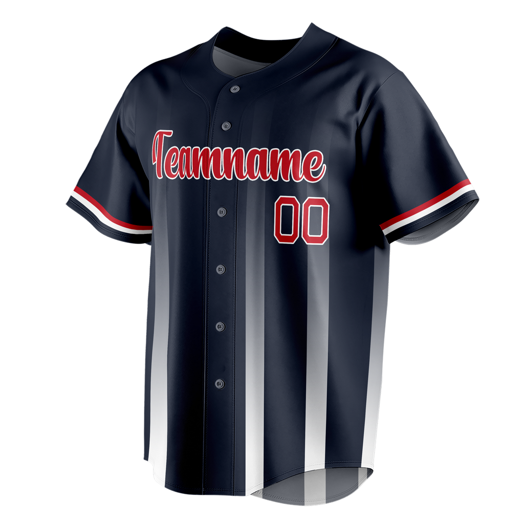 Custom Team Design Black & Red Colors Design Sports Baseball Jersey BB00AB050109