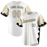 Custom Team Design White & Maroon Colors Design Sports Baseball Jersey BB00AD050208
