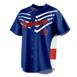 Custom Team Design Royal Blue & Maroon Colors Design Sports Baseball Jersey BB00CC081908