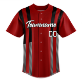 Custom Team Design Red & White Colors Design Sports Baseball Jersey BB00CR010902