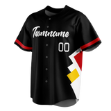 Custom Team Design Black & White Colors Design Sports Baseball Jersey BB00CR030102
