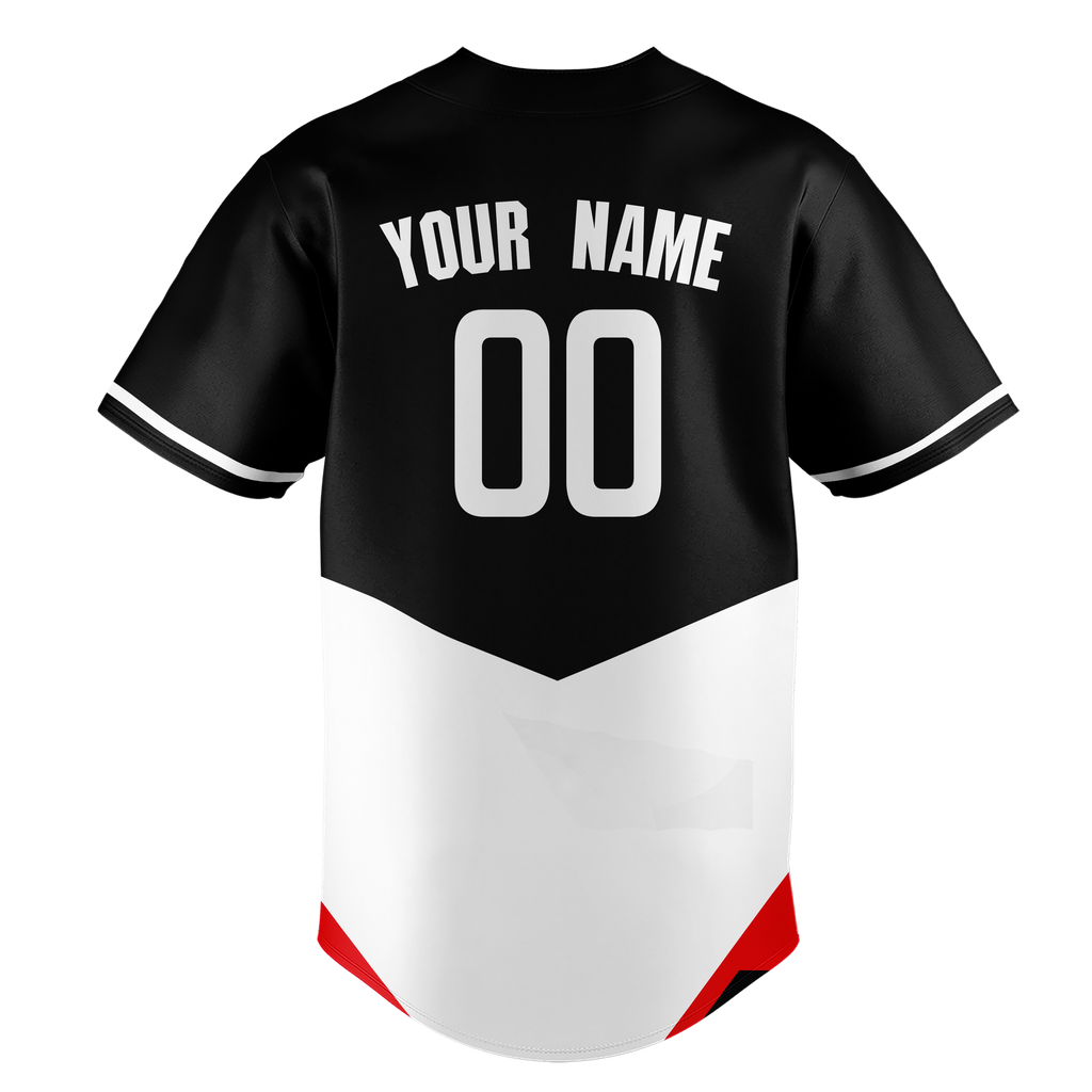 Custom Team Design White & Black Colors Design Sports Baseball Jersey BB00CWS100201