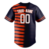 Custom Team Design Dark Purple & Orange Colors Design Sports Baseball Jersey BB00DT062210