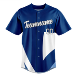 Custom Team Design Royal Blue & White Colors Design Sports Baseball Jersey BB00KCR011902