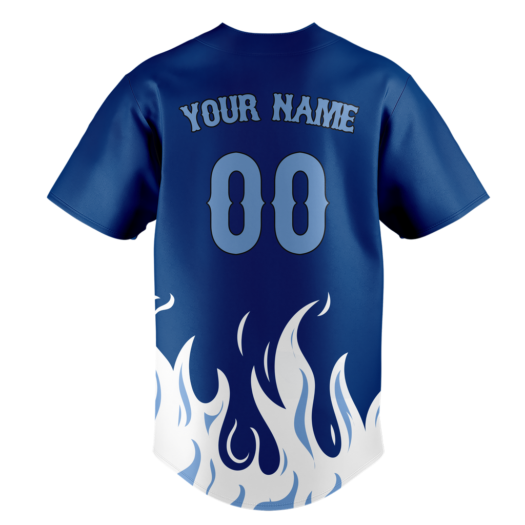 Custom Team Design Royal Blue & White Colors Design Sports Baseball Jersey BB00KCR021902