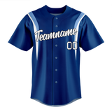 Custom Team Design Royal Blue & White Colors Design Sports Baseball Jersey BB00KCR061902