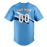 Custom Team Design Light Blue & White Colors Design Sports Baseball Jersey BB00MB092102