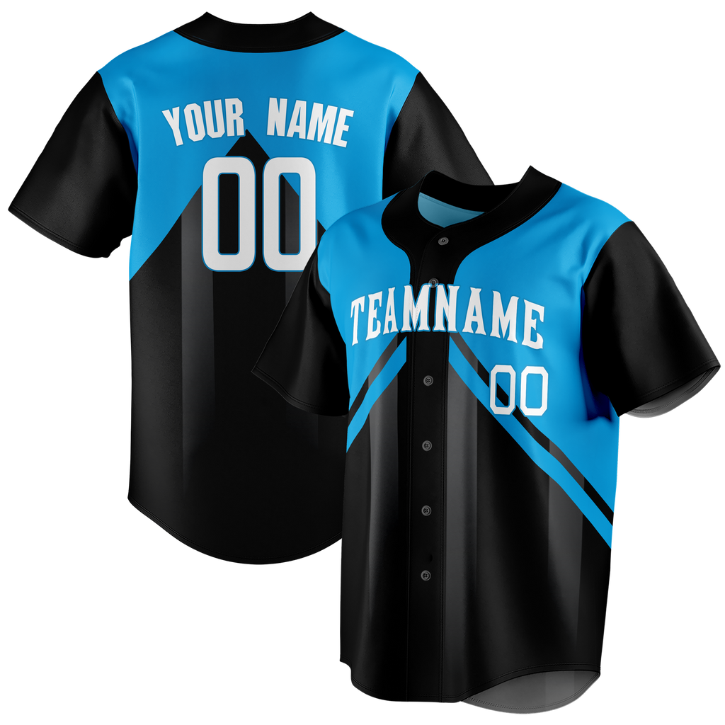 Custom Team Design White & Blue Colors Design Sports Baseball Jersey BB00MM080220