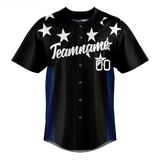 Custom Team Design Black & Dark Purple Colors Design Sports Baseball Jersey BB00NYY090122