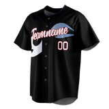Custom Team Design Black & White Colors Design Sports Baseball Jersey BB00PP070102