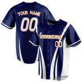 Custom Team Design Royal Blue & White Colors Design Sports Baseball Jersey BB00WN041902