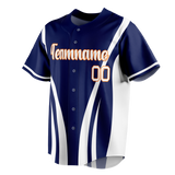 Custom Team Design Royal Blue & White Colors Design Sports Baseball Jersey BB00WN041902