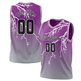 Custom Unisex Pink & White Pattern Basketball Jersey BS0000122502