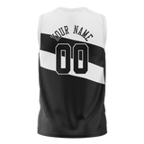 Custom Team Design White & Black Colors Design Sports Basketball Jersey BS00BN020201