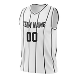 Custom Team Design White & Black Colors Design Sports Basketball Jersey BS00BN090201