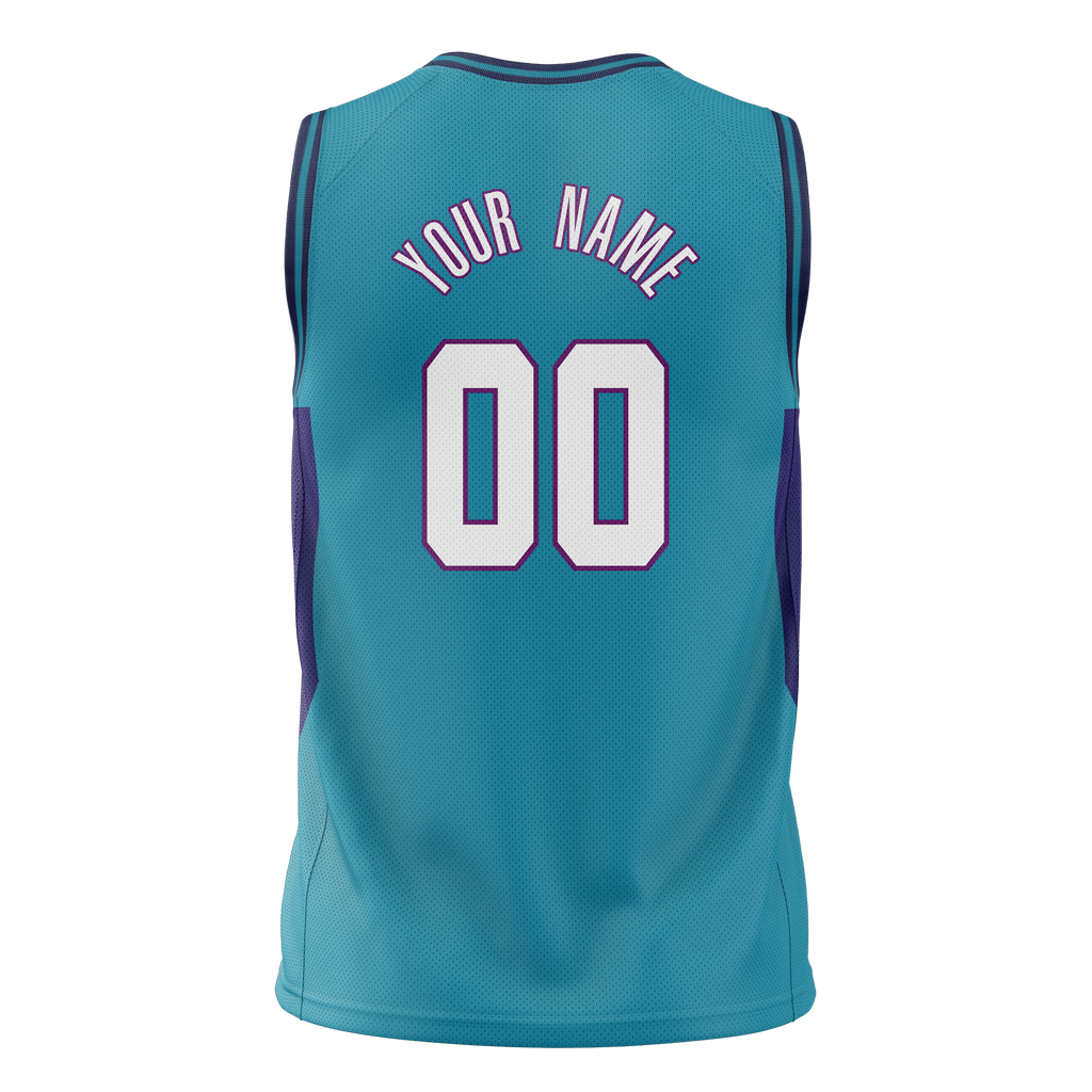 Custom Team Design Royal Blue & Purple Colors Design Sports Basketball Jersey BS00CH021923