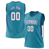 Custom Team Design Royal Blue & Purple Colors Design Sports Basketball Jersey BS00CH021923