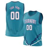 Custom Team Design Royal Blue & Purple Colors Design Sports Basketball Jersey BS00CH051923