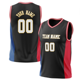 Custom Team Design Black & Red Colors Design Sports Basketball Jersey BS00DP070109