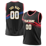 Custom Team Design Black & Red Colors Design Sports Basketball Jersey BS00DP080109