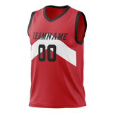 Custom Team Design Red & White Colors Design Sports Basketball Jersey BS00HR060902