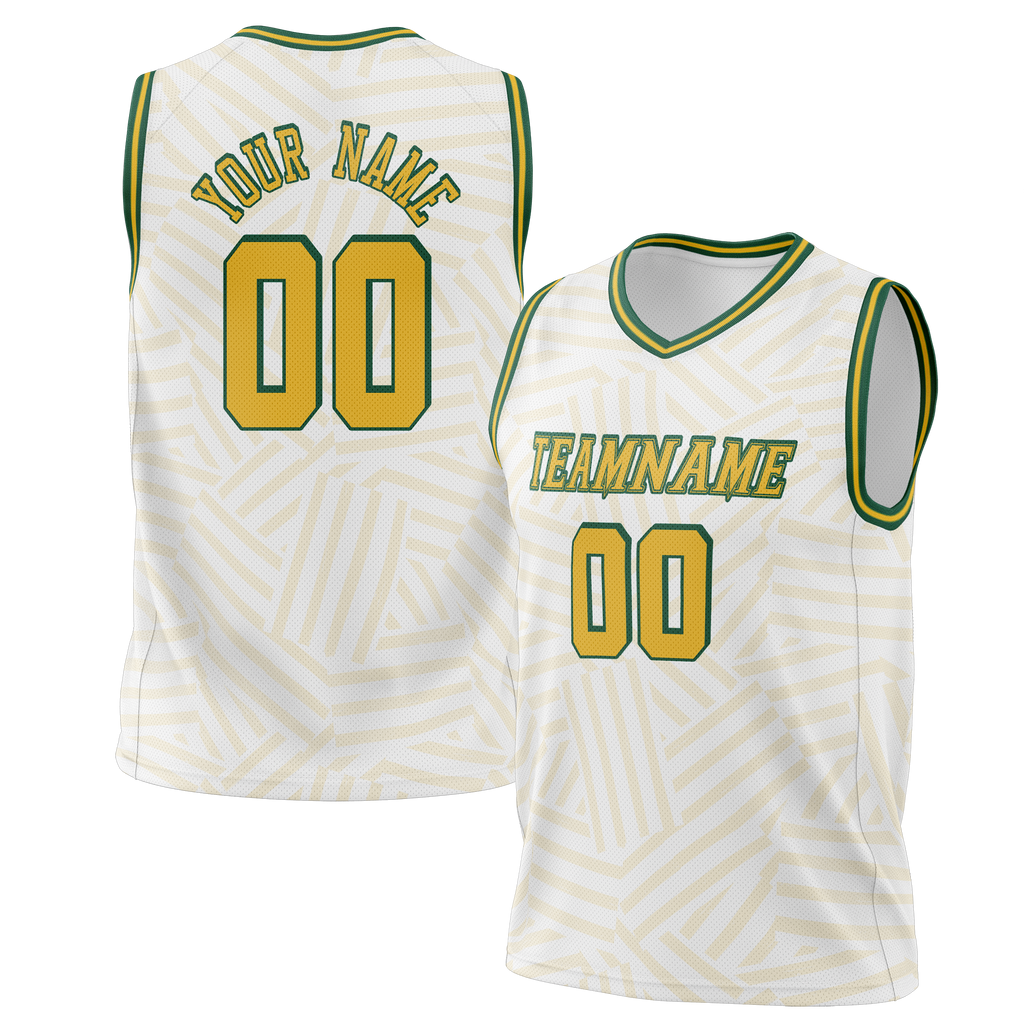 Custom Team Design White & Cream Colors Design Sports Basketball Jersey BS00HR100205