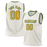 Custom Team Design White & Cream Colors Design Sports Basketball Jersey BS00HR100205