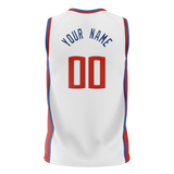 Custom Team Design Red & White Colors Design Sports Basketball Jersey BS00LAC020902