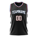 Custom Team Design Black & White Colors Design Sports Basketball Jersey BS00LAC050102