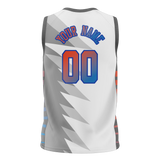 Custom Team Design White & Gray Colors Design Sports Basketball Jersey BS00OCT060203