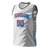Custom Team Design White & Gray Colors Design Sports Basketball Jersey BS00OCT060203