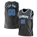 Custom Team Design Black & White Colors Design Sports Basketball Jersey BS00OM020102
