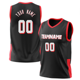 Custom Team Design Black & Red Colors Design Sports Basketball Jersey BS00PTB050109