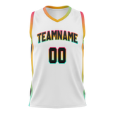 Custom Team Design White & Black Colors Design Sports Basketball Jersey BS00SAS070201