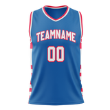Custom Team Design Blue & Red Colors Design Sports Basketball Jersey BS00SK102009