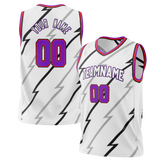 Custom Team Design Black & White Colors Design Sports Basketball Jersey BS00TR020102