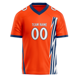 Custom Team Design Red & Royal Blue Colors Design Sports Football Jersey FT00DB060919