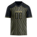 Custom Team Design Camo & Black Colors Design Sports Football Jersey FT00DL050601