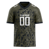 Custom Team Design Camo & Black Colors Design Sports Football Jersey FT00DL060601