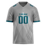Custom Team Design Gray & Silver Colors Design Sports Football Jersey FT00JJ080304
