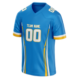 Custom Team Design Blue & Yellow Colors Design Sports Football Jersey FT00LAC012012
