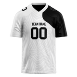 Custom Team Design White & Black Colors Design Sports Football Jersey FT00LVR020201
