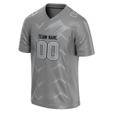 Custom Team Design Gray & Silver Colors Design Sports Football Jersey FT00LVR050304