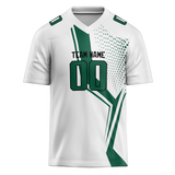 Custom Team Design White & Kelly Green Colors Design Sports Football Jersey FT00NYJ020215