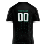 Custom Team Design Black & Kelly Green Colors Design Sports Football Jersey FT00NYJ030115