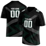 Custom Team Design Black & Silver Colors Design Sports Football Jersey FT00NYJ070104