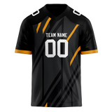 Custom Team Design Black & Gray Colors Design Sports Football Jersey FT00PS080103
